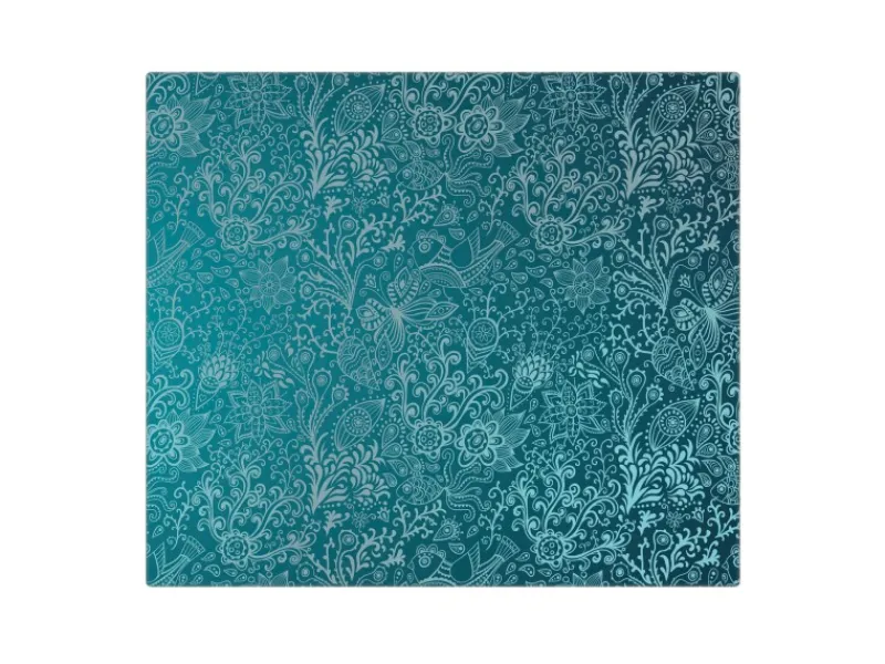 Banjado Herdabdeckplatte Glas 1 Teilig 60x52CM Schneidebrett Herdabdeckung Mit Motiv Mandala Landschaft< Schneidebretter|Herdabdeckungen