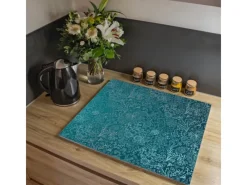 Banjado Herdabdeckplatte Glas 1 Teilig 60x52CM Schneidebrett Herdabdeckung Mit Motiv Mandala Landschaft< Schneidebretter|Herdabdeckungen