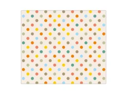 Banjado Schneidebretter|Herdabdeckungen<Herdabdeckplatte Glas 1 Teilig 60x52CM Schneidebrett Herdabdeckung Mit Motiv Bunte Punkte