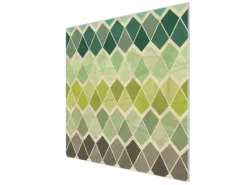 Banjado Herdabdeckplatte Glas 1 Teilig 60x52CM Schneidebrett Herdabdeckung Mit Motiv Vier Farben Grün< Schneidebretter|Herde