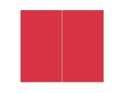 Banjado Herdabdeckplatte Glas 2 Teilig Je 30x52CM Schneidebrett Herdabdeckung Mit Motiv Feuerrot< Schneidebretter|Herde