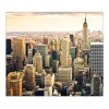 Banjado Herdabdeckplatte Glas 1 Teilig 60x52CM Schneidebrett Herdabdeckung Mit Motiv New York City< Schneidebretter|Herde