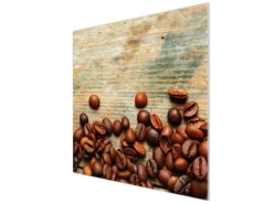 Sale Banjado Herdabdeckplatte Glas 1 Teilig 60x52CM Schneidebrett Herdabdeckung Mit Motiv Kaffeebohnen