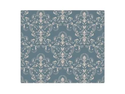Banjado Herde|Kochfelder<Herdabdeckplatte Glas 1 Teilig 60x52CM Schneidebrett Herdabdeckung Mit Motiv Royal Creme Blau
