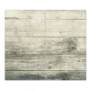 Banjado Schneidebretter|Herdabdeckungen<Herdabdeckplatte Glas 2 Teilig Je 30x52CM Schneidebrett Herdabdeckung Mit Motiv Graue Planken