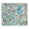 Banjado Herdabdeckplatte Glas 2 Teilig Je 30x52CM Schneidebrett Herdabdeckung Mit Motiv Mosaik Blau< Herde|Kochfelder