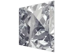 Banjado Herdabdeckplatte Glas 2 Teilig Je 30x52CM Schneidebrett Herdabdeckung Mit Motiv Facetten Monochrome< Herde|Kochfelder