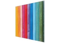 Banjado Herde|Kochfelder<Herdabdeckplatte Glas 2 Teilig Je 30x52CM Schneidebrett Herdabdeckung Mit Motiv Regenbogenfarben