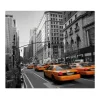 Banjado Schneidebretter|Herdabdeckungen<Herdabdeckplatte Glas 1 Teilig 60x52CM Schneidebrett Herdabdeckung Mit Motiv New York Taxi