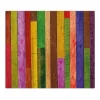 Banjado Herdabdeckplatte Glas 1 Teilig 60x52CM Schneidebrett Herdabdeckung Mit Motiv Holz Collage Bunt< Schneidebretter|Herdabdeckungen