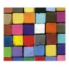 Hot Banjado Herdabdeckplatte Glas 2 Teilig Je 30x52CM Schneidebrett Herdabdeckung Mit Motiv Bunte Kreide