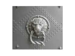 Banjado Schneidebretter|Herdabdeckungen<Herdabdeckplatte Glas 1 Teilig 60x52CM Schneidebrett Herdabdeckung Mit Motiv Eisentor