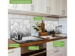 Banjado Herdabdeckplatte Glas 1 Teilig 60x52CM Schneidebrett Herdabdeckung Mit Motiv Ready For Takeoff< Schneidebretter|Herde