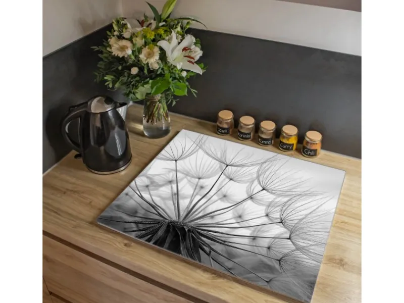 Banjado Herdabdeckplatte Glas 1 Teilig 60x52CM Schneidebrett Herdabdeckung Mit Motiv Ready For Takeoff< Schneidebretter|Herde