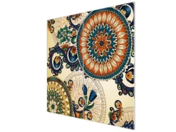 Banjado Herde|Kochfelder<Herdabdeckplatte Glas 2 Teilig Je 30x52CM Schneidebrett Herdabdeckung Mit Motiv Modernes Mandala