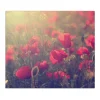 Best Banjado Herdabdeckplatte Glas 1 Teilig 60x52CM Schneidebrett Herdabdeckung Mit Motiv Mohn