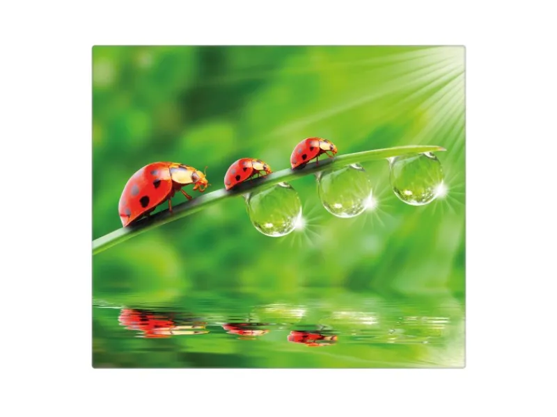 Discount Banjado Herdabdeckplatte Glas 1 Teilig 60x52CM Schneidebrett Herdabdeckung Mit Motiv Für Jeden Einen