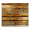 Banjado Schneidebretter|Herdabdeckungen<Herdabdeckplatte Glas 2 Teilig Je 30x52CM Schneidebrett Herdabdeckung Mit Motiv Holzbretter