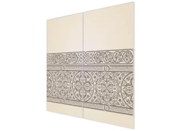 Banjado Herde|Kochfelder<Herdabdeckplatte Glas 2 Teilig Je 30x52CM Schneidebrett Herdabdeckung Mit Motiv Keltischer Knoten