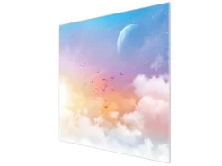 Banjado Schneidebretter|Herde<Herdabdeckplatte Glas 1 Teilig 60x52CM Schneidebrett Herdabdeckung Mit Motiv Vögel Am Himmel