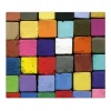 Hot Banjado Herdabdeckplatte Glas 1 Teilig 60x52CM Schneidebrett Herdabdeckung Mit Motiv Bunte Kreide