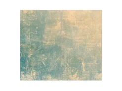 Banjado Herde|Kochfelder<Herdabdeckplatte Glas 2 Teilig Je 30x52CM Schneidebrett Herdabdeckung Mit Motiv Patina Grün