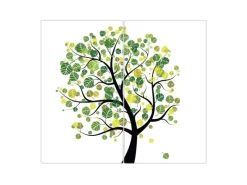 Banjado Herdabdeckplatte Glas 2 Teilig Je 30x52CM Schneidebrett Herdabdeckung Mit Motiv Laubzauberbaum< Herdabdeckungen|Herde
