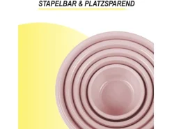 New Bestgoodies Schüssel 5er Set Rosa