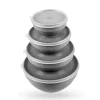 Bestgoodies Vorratsdosen|Vorratsbehälter<Vorratsdosen 12er Set Rund Grau 3 x 4er