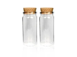 Clearance Bestlivings Fläschchen Glas mit Korken Set 50ml 4er Pack