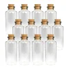 Bestlivings Geschirr<Fläschchen Glas mit Korken 30ml 12er Pack
