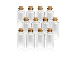 Bestlivings Geschirr<Fläschchen Glas mit Korken 10ml 24er Pack