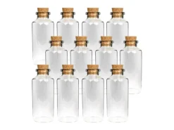 Bestlivings Geschirr<Fläschchen Glas mit Korken 30ml 24er Pack