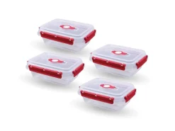 Bestlivings Frischhaltebox 0,9L Lunchbox Im Set Rot 8er Pack< Vorratsdosen|Vorratsbehälter