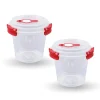 Bestlivings Frischhaltebox 0,64L Joghurt Im Set Rot 2er Pack< Vorratsdosen|Vorratsbehälter