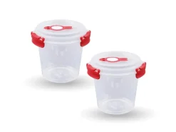 Bestlivings Frischhaltebox 0,64L Joghurt Im Set Rot 2er Pack< Vorratsdosen|Vorratsbehälter