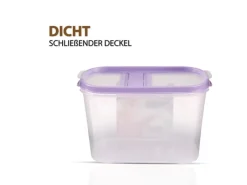 New Bestlivings Frischhaltebox Schüttdose 1,4 Liter 2er Pack Lila