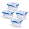 Bestlivings Frischhaltebox 1,5L Lunchbox Im Set Blau 4er Pack< Vorratsdosen|Vorratsbehälter
