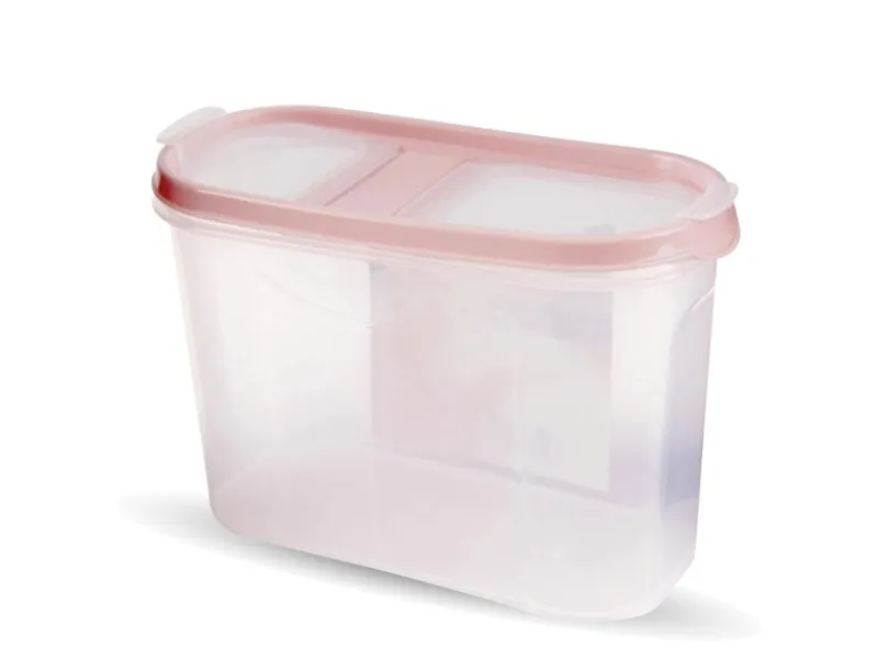 New Bestlivings Frischhaltebox Schüttdose 1,4 Liter 4er Pack Altrose