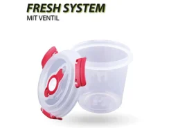 Bestlivings Frischhaltebox 0,64L Joghurt Im Set Rot 8er Pack< Vorratsbehälter|Gefrierschränke