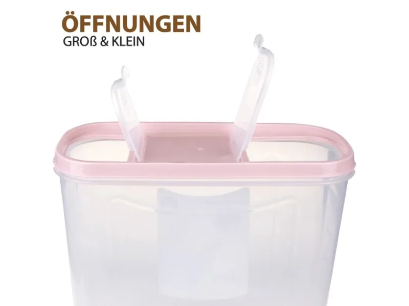 Hot Bestlivings Frischhaltebox Schüttdose 4,5 Liter 1er Pack Altrose