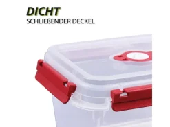 Bestlivings Vorratsbehälter|Gefrierschränke<Frischhaltebox 0,9L Lunchbox Im Set Rot 1er Pack