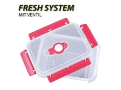 Bestlivings Frischhaltebox Mit Deckel Fresh System 2 Liter Brotdose Rot< Vorratsdosen|Vorratsbehälter