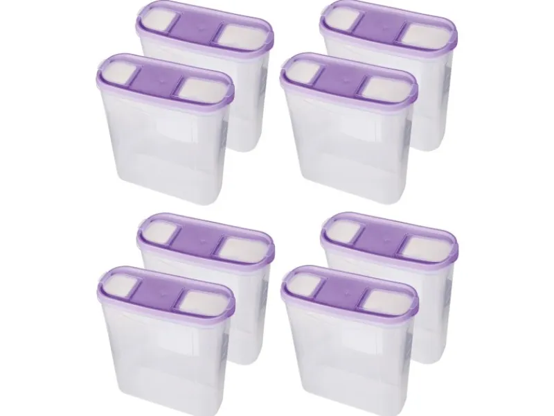 Sale Bestlivings Frischhaltebox Schüttdose 4,5 Liter 8er Pack Lila