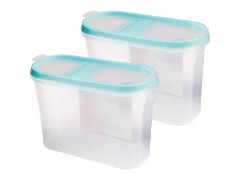 Sale Bestlivings Frischhaltebox Schüttdose 1,4 Liter 2er Pack Türkis