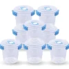 Bestlivings Vorratsdosen|Vorratsbehälter<Frischhaltebox 0,64L Joghurt Im Set Blau 8er Pack