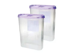Bestlivings Frischhaltebox Schüttdose 2,8 Liter 2er Pack Lila< Vorratsdosen|Vorratsbehälter