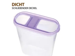 Bestlivings Vorratsdosen|Vorratsbehälter<Frischhaltebox Schüttdose 2,8 Liter 4er Pack Lila