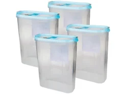 Online Bestlivings Frischhaltebox Schüttdose 2,8 Liter 4er Pack Türkis