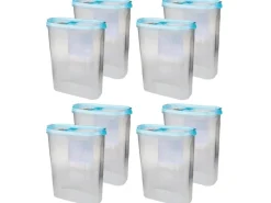 Online Bestlivings Frischhaltebox Schüttdose 2,8 Liter 8er Pack Türkis